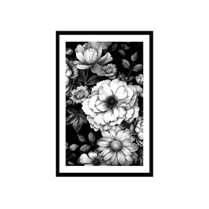 Floral Noir I